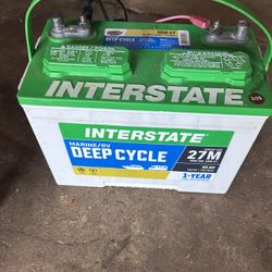 Deep Cycle Battery 12 Volt Boat, RV 