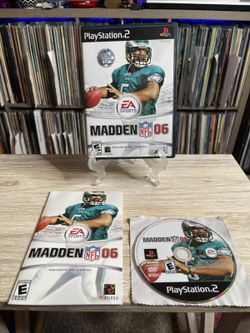 Madden NFL 06 (Sony PlayStation 2, 2005) PS2 CIB  COMPLETE with MANUAL