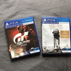 PS4 games GT and battle front