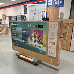 65” Hisense U6 ULED Mini Led QLED 4K UHD Smart Tv 