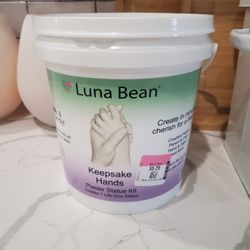 Luna Bean Keepsake Hands Plaster Statue Kit. INCLUDES Molding Powder ONLY.