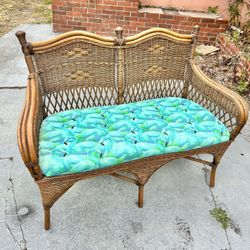 Rattan Settee 