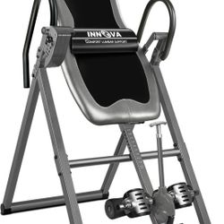Innova Inversion Table with Adjustable Headrest, Reversible Ankle Holders, and 300 lb Weight Capacity