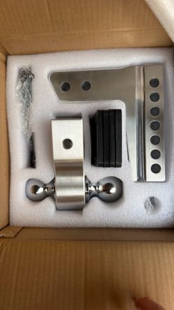 Brand New Heavy Duty Adjustable Trailer Hitch – 2” Stainless Steel Ball – 8,000 lbs
