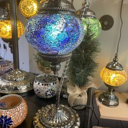 Turkish Handmade Mosaic Lamp / Light 