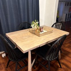 Solid Oak Wood Table