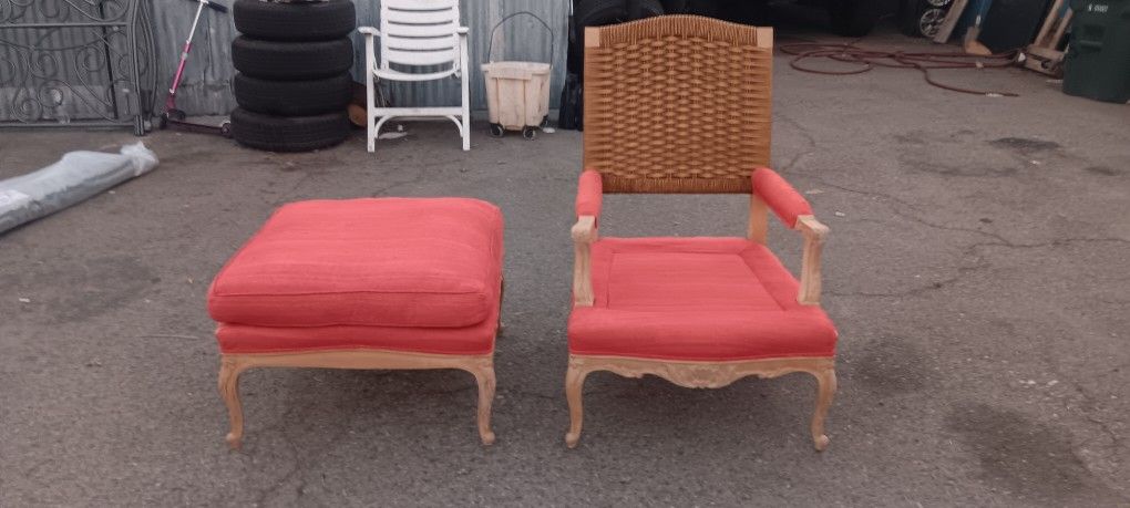 Chair And Ottoman 