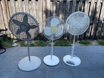 3 Floor Fans Used Condition, $20 Each Firm on Price