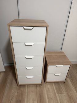 Ikea Tall dresser and nightstand