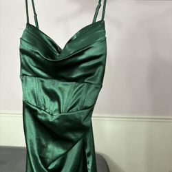 Emerald Green Long Dress