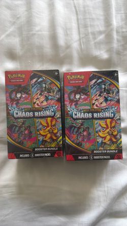 2 Chaos Rising Pokémon Booster Bundles