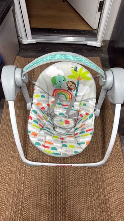 Baby Swing with Jungle Animal Theme