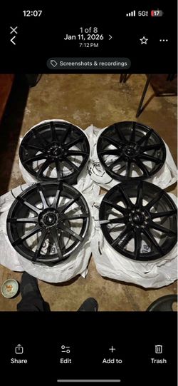 focal F20 5 lug 5x114.3/5x100 17” rims