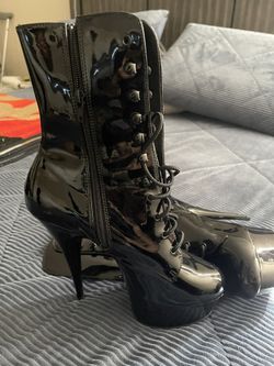 Black Pleaser Stripper Shoes 