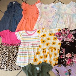 Little Girl Clothes Size 2t Summer Dress Bundle (10pcs)
