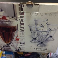Circleware Parfait & desert glasses set