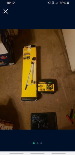 Dewalt Green Laser And Tripod