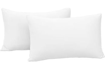 N&Y HOME 2-Pack Jersey Knit Pillow Cases Standard/Queen, White
Ultra Soft T-Shirt Like, Microfiber Blend, Envelope Closure
