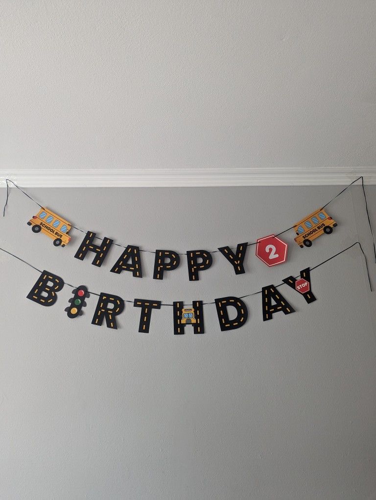 School Bus Theme Birthday