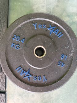 2 45lbs weights
