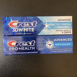 Lot Of 2 Crest Toothpaste- New