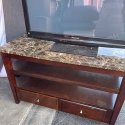 TV Stand & 46” TV