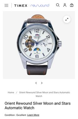Orient Automatic Silver Moon and Stars