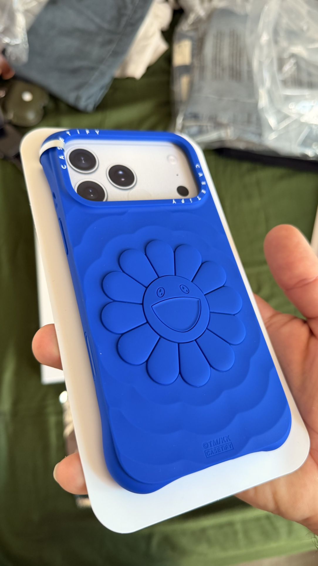 Blue Casetify Murakami iPhone 17 Pro max Flower Case