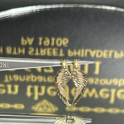 14k GOLD WINGS CHARM-JEWELRY 