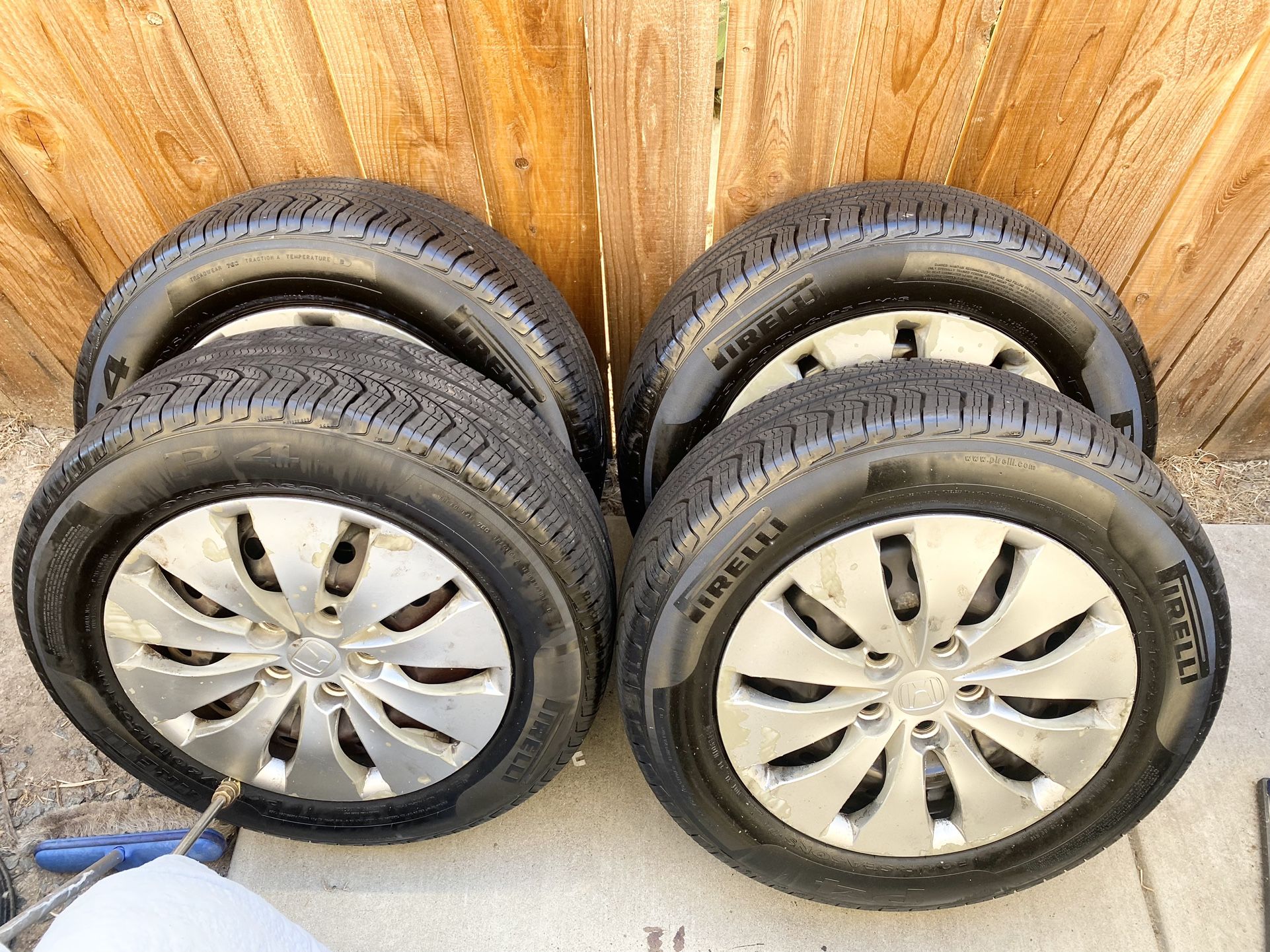 HONDA ACCORD RIMS AND PIRELLI P4 TIRES for Sale in Brentwood, CA OfferUp