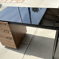 Desk with Glass Top