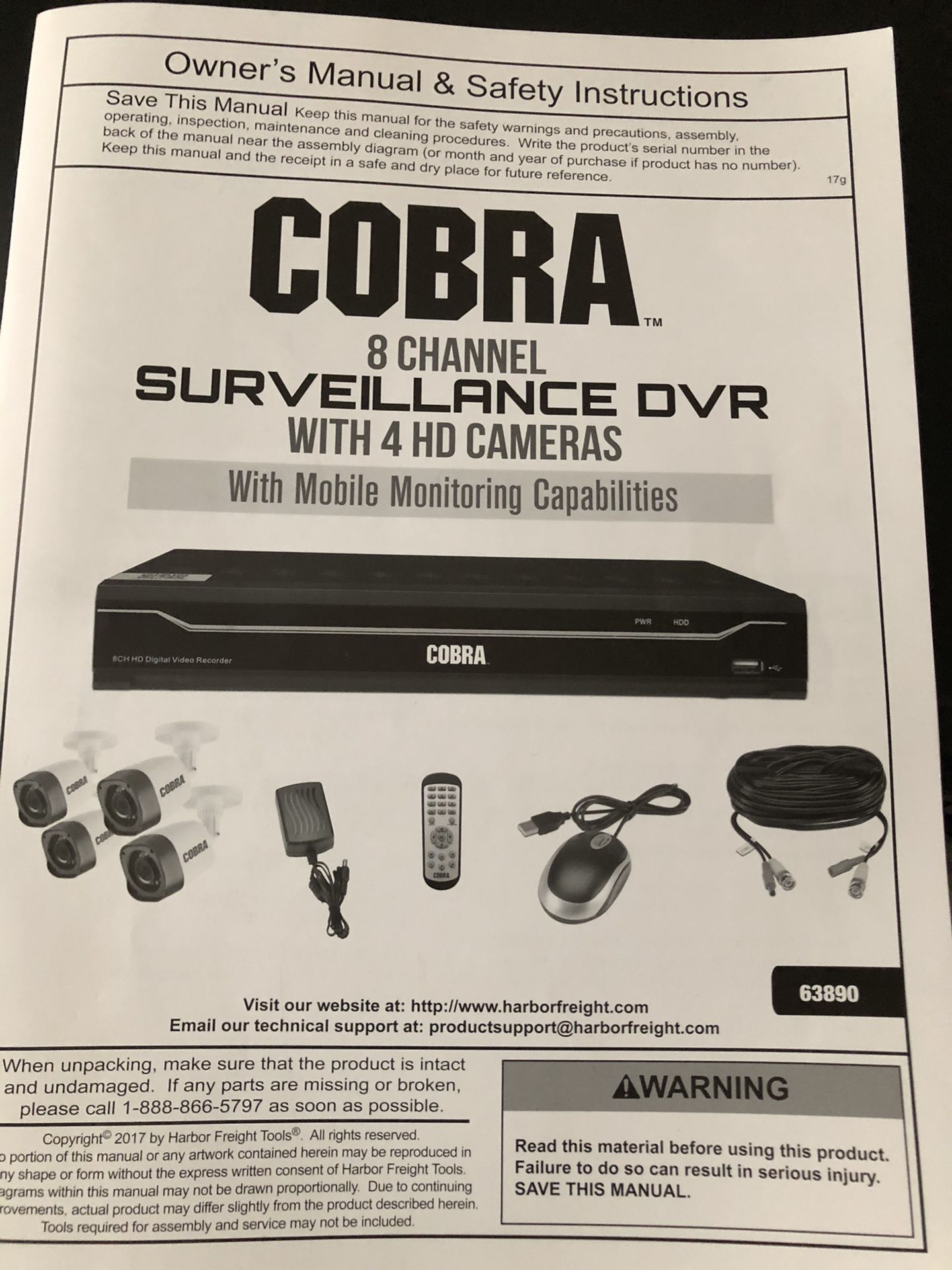 Cobra surveillance dvr