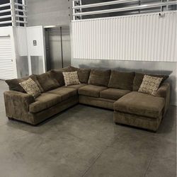 Brown Sectional Couch  
