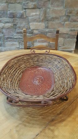 Decorative serving tray