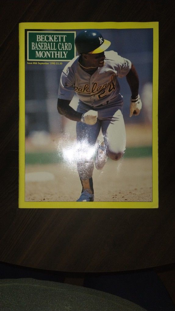 Vintage Beckett Baseball Card Monthly Magazine's