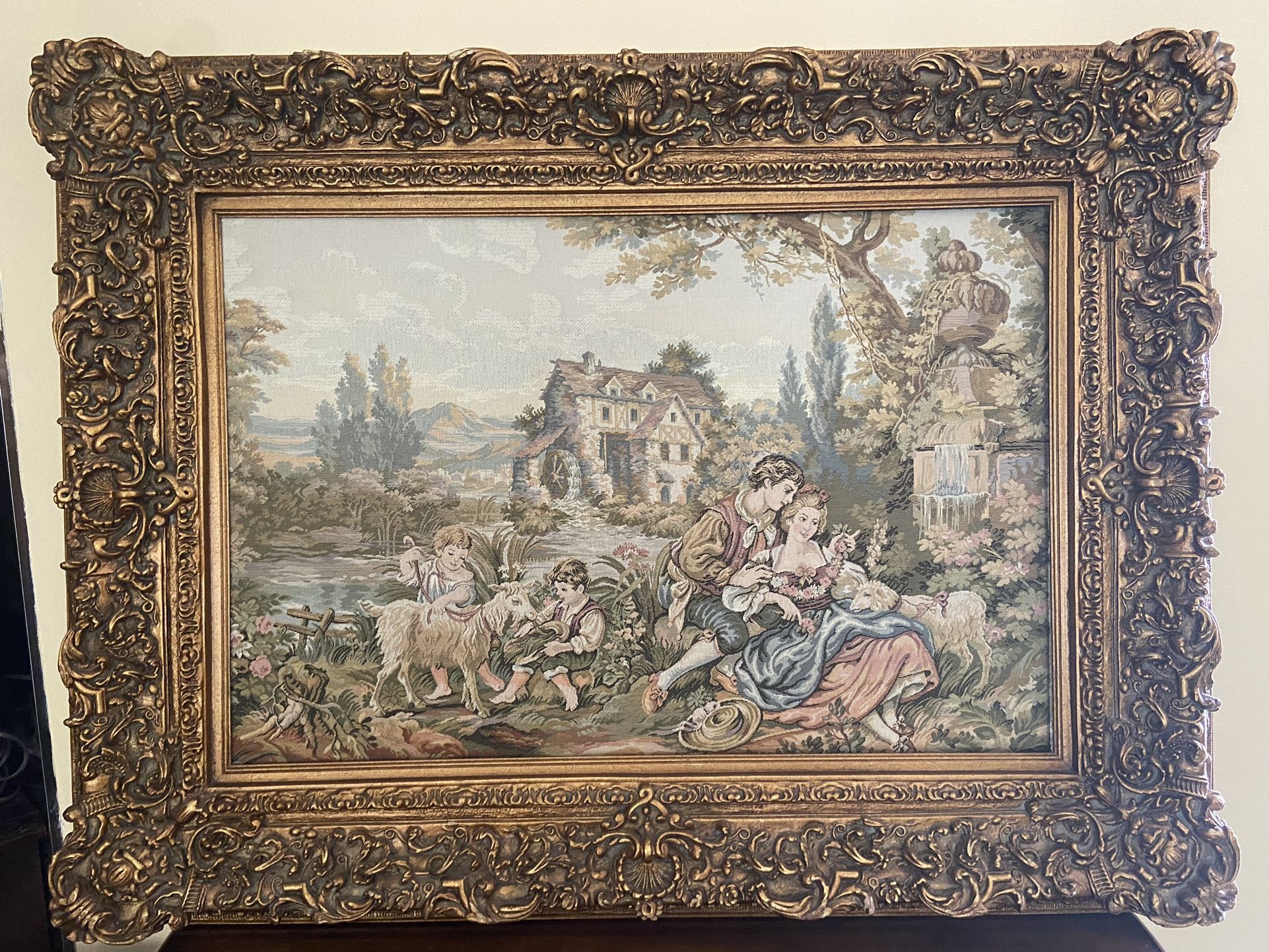 Antique Picture In A Beautiful Frame