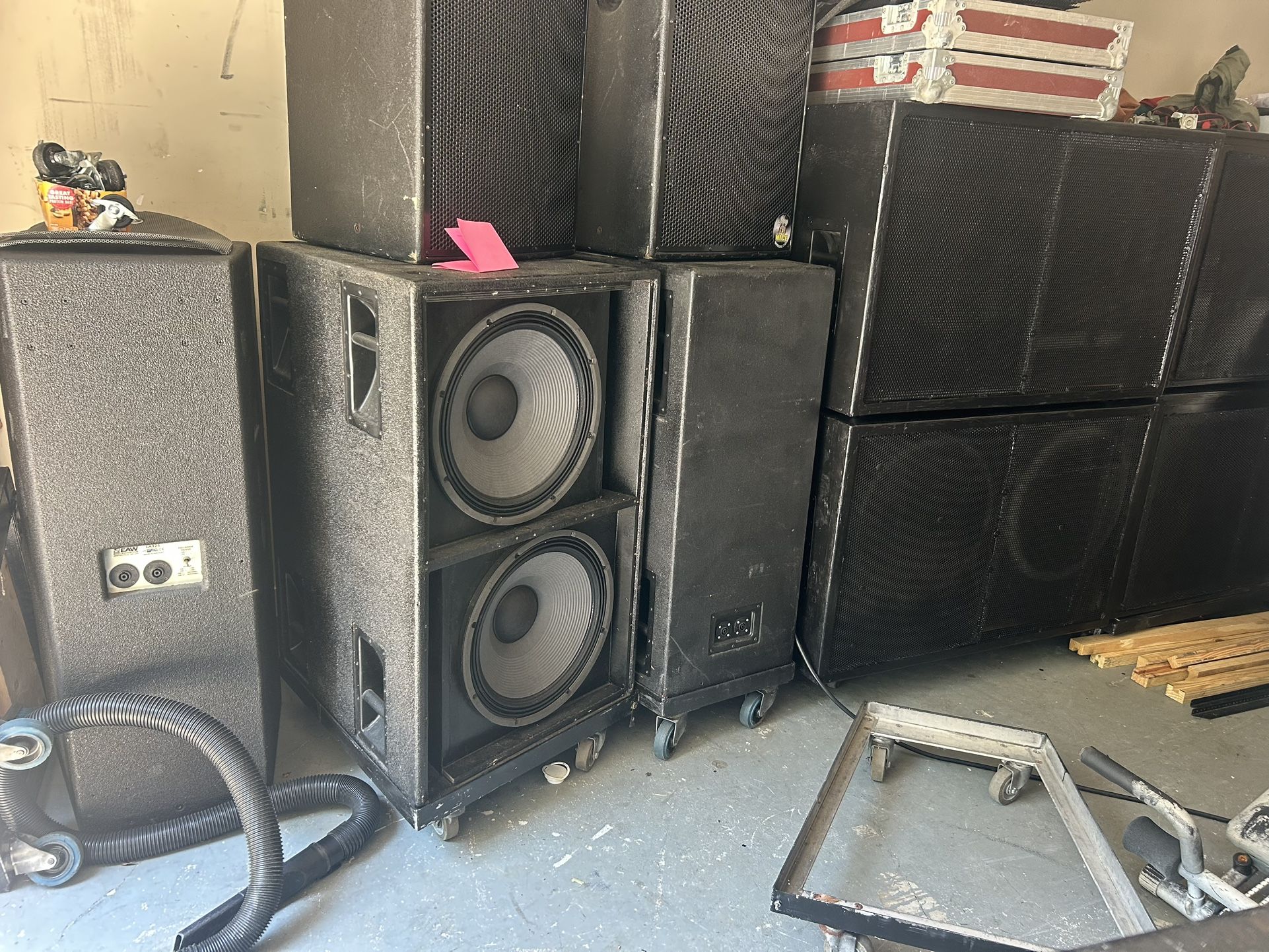 EAW Double 18" Empty Subwoofer Box