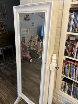 Mirror W/ Jewelry Closet Inside