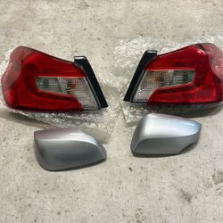 2020 SUBARU WRX STI TAILIGHTS AND MIRROR COVER