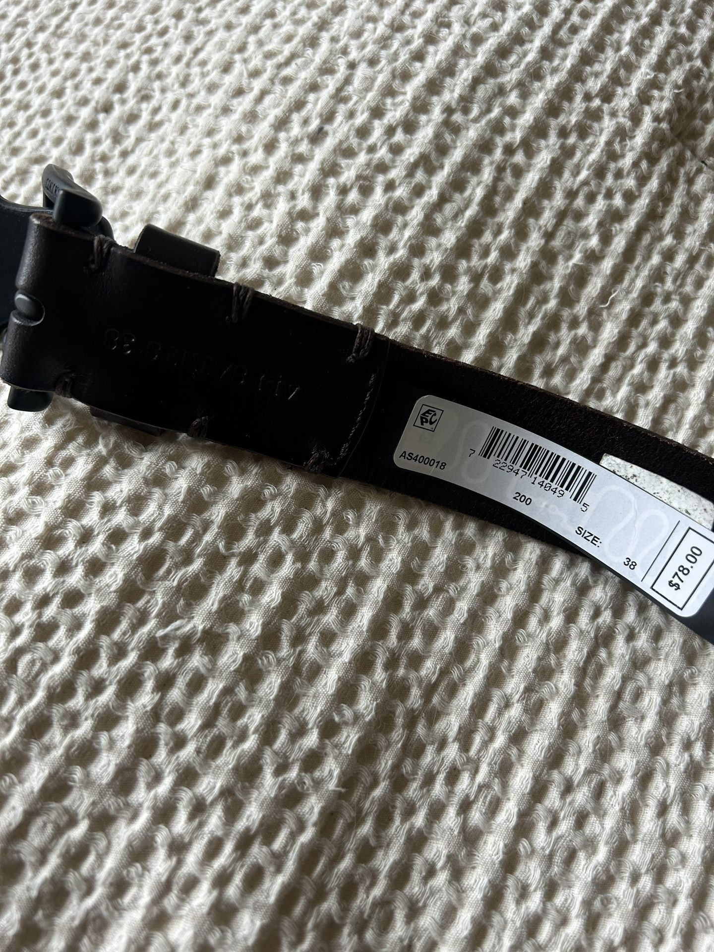 All Saints Men’s Belt - Size 38