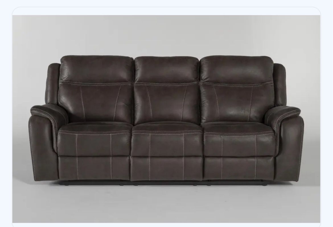 GRIFFIN GREY POWER RECLINING SOFA