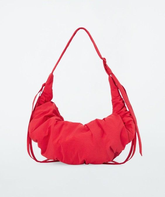 Cos Mini Canopy Crossbody Bag - Nylon Bag in Red