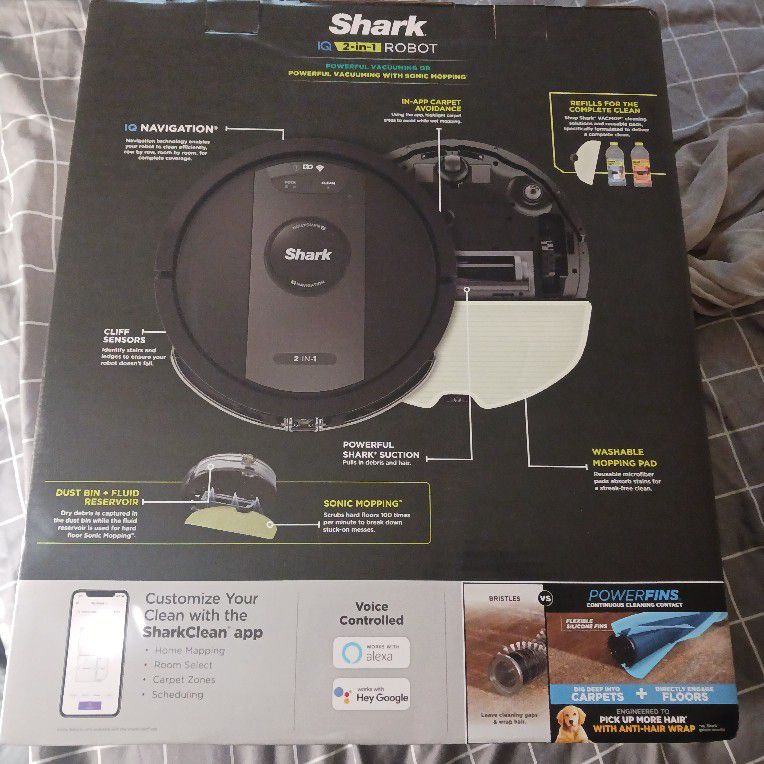 Shark IQ 2-in-1 Robot Vacuum and Mop with Matrix Clean Navigation