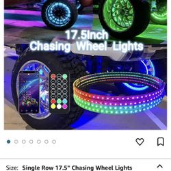 17" LED RGB COLOR CHANGING RIM LIGHTS For Trucks And SUV Auto Parts KIT ONLY