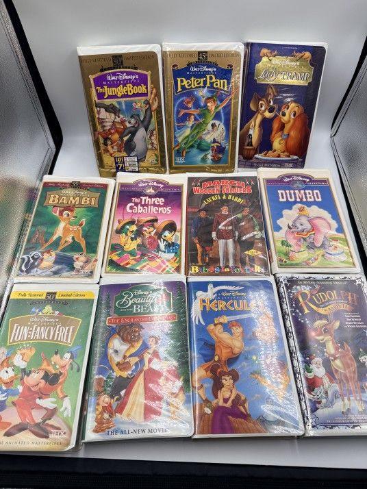 11 Kids Disney Vhs Movies