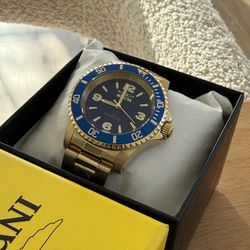 New w Tags Authentic Invicta Pro Diver Gold Watch w Box Orig$395