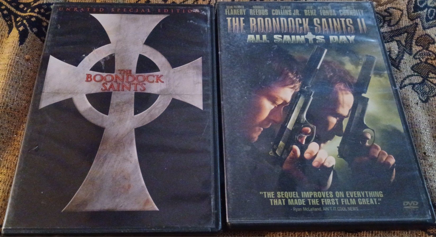 Boondock Saints Part 1 And 2 All Saints Day DVD Movie Show Brothers