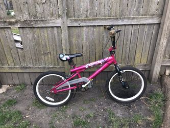 Girl Bicycle In Good Condition With Bits Of Details Of Used