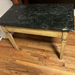 Genuine Marble Top Antique Table