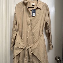 Tan Color dress Size Small